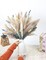 120 PCS Dried Pampas Grass Decoration, Pampas Grass with Preserved Eucalyptus Leaves Dried Flowers, Reed Grass Bouquet for Bohemian Flowers Home Table Wedding Decoration